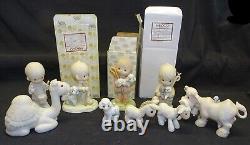 Precious Moments 9pc Nativity Add On Figurines with 4 Boxes