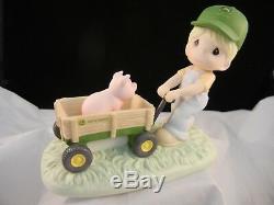 Precious Moments A Friend Is Someone Who Is Always There John Deere 840039 NIB