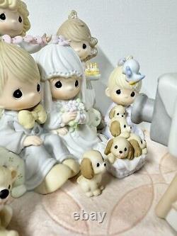Precious Moments A Portrait Of Loving, Caring And Sharing 25th Anniv Exclusive