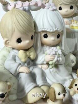 Precious Moments A Portrait Of Loving, Caring And Sharing 25th Anniv Exclusive