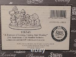 Precious Moments A Portrait Of Loving, Sharing And Caring Figurine In Box 108543