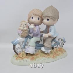 Precious Moments All for the Love of You on a Bicycle Built for Two 920025 HUGE