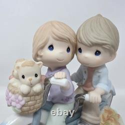 Precious Moments All for the Love of You on a Bicycle Built for Two 920025 HUGE