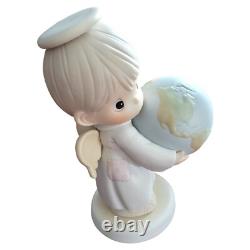Precious Moments Angel Hes Got The Whole World In His Hands 9