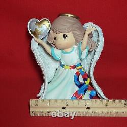 Precious Moments Angel of Patience Heavenly Blessings Autism Awareness 2014