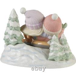 Precious Moments Away We Go In The Snow Limited Edition Figurine