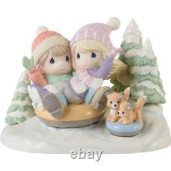Precious Moments Away We Go In The Snow Limited Edition Figurine 231036 Brand