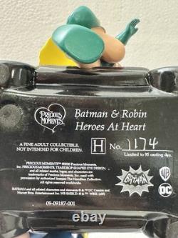 Precious Moments Batman And Robin, Heroes Ar Heart Very RARE Brand NEW