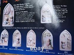 Precious Moments Beatitudes (1 thru 7) RARE Chapel Exclusives, NIB, 1991-94, Nice