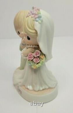 Precious Moments Beautiful and Blushing, My Baby's Now A Bride #117802, Enesco