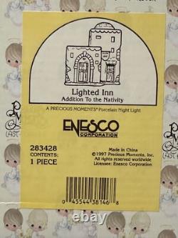Precious Moments Bethlehem Lighted Inn Nativity Addition Night Light Figurine