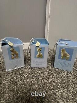 Precious Moments Birthday Train14,15, &16 Walrus, Gorilla, Feline Set & Boxes