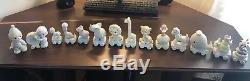 Precious Moments Birthday Train-Age 1-12 years-14 Piece Set. No chips or cracks