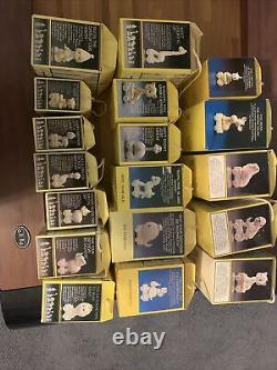 Precious Moments Birthday Train Complete Set All 18 Pieces Figurines! In box