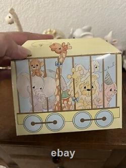 Precious Moments Birthday Train Set Of 10 Pic Lead +Baby- 8 Years Old withBoxes