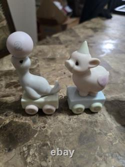 Precious Moments Bless The Days of Youth Clown Birthday Train Figurine 142019