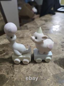 Precious Moments Bless The Days of Youth Clown Birthday Train Figurine 142019