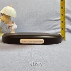 Precious Moments Blessed Are The Pure In Heart 35th Anniv Girl Puddle Jump EUC