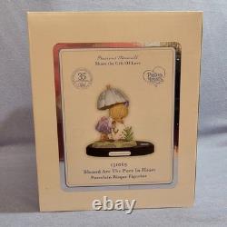Precious Moments Blessed Are The Pure In Heart 35th Anniv Girl Puddle Jump EUC