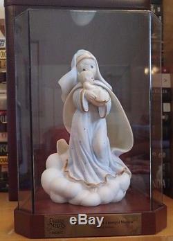 Precious Moments Blessed Art Thou Amongst Women Glass Display 