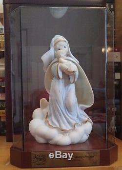 Precious Moments Blessed Art Thou Amongst Women Glass Display 261556 SIGNED