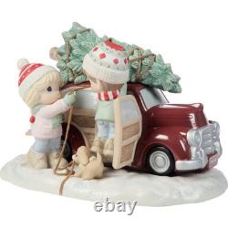 Precious Moments Bringing Home The Spirit Of Christmas Limited Edition Figurine