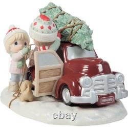 Precious Moments Bringing Home The Spirit Of Christmas Limited Edition Figurine