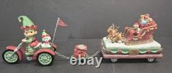 Precious Moments CHRISTMAS PARADE 3 pc Set UNMARKED Sample From Showroom + Bonus