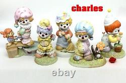 Precious Moments COMPLETE SET OF 5 SMILES FOREVER LIMITED EDITION CLOWNS