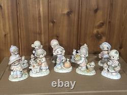 Precious Moments Calendar Girls Edition 2001 (10 Of 12 Figurines)