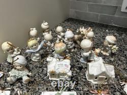 Precious Moments Ceramic Hanging Christmas Ornament Lot 1992 MPN 96