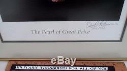 Precious Moments Chapel Parables Pearl of Great Price Litho Signed Sam Butcher
