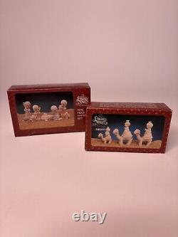 Precious Moments Christmas 9 Piece Nativity Set + Three Wise Men with boxes