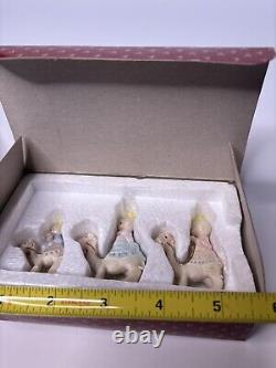 Precious Moments Christmas 9 Piece Nativity Set + Three Wise Men with boxes