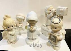 Precious Moments Christmas Figurines Lot Of 10 No Boxes