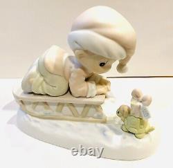 Precious Moments Christmas Figurines Lot Of 10 No Boxes