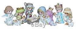 Precious Moments, Christmas Gifts, Come Let Us Adore Him, 11 Piece Set, Mini