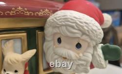 Precious Moments Christmas Train Figurine Santa Claus Back in Town#0002/3000