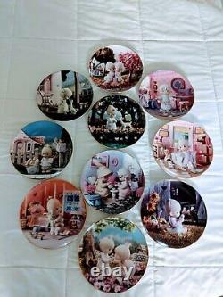 Precious Moments Classics Plate Collection Complete 10 Piece Set