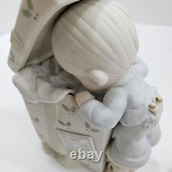 Precious Moments Collectible Do Not Open Till Christmas Figurine Music Box gift
