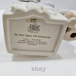 Precious Moments Collectible Do Not Open Till Christmas Figurine Music Box gift