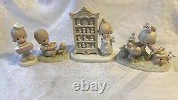 Precious Moments Collectors Club Exclusive Anniversary Figurines 4 Pcs New