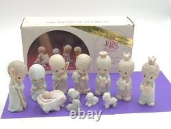 Precious Moments Come Let Us Adore Him 12 Piece 1986 & 1981