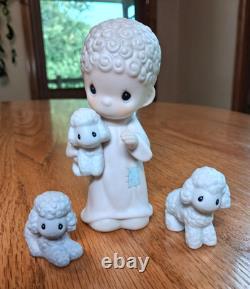 Precious Moments Come Let Us Adore Him 5- 6 Nativity Set & Boxes 17 pieces