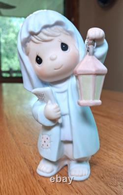 Precious Moments Come Let Us Adore Him 5- 6 Nativity Set & Boxes 17 pieces