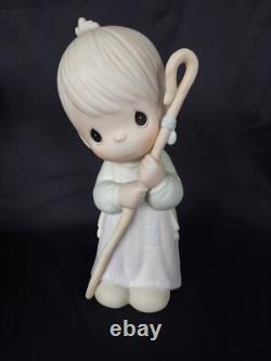 Precious Moments- Come Let Us Adore Him 9-pc Set 9-10 Tall Nativity Set #104523