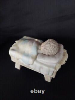 Precious Moments- Come Let Us Adore Him 9-pc Set 9-10 Tall Nativity Set #104523