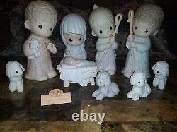 Precious Moments Come Let Us Adore Him 9inch nativity scene