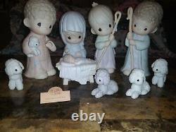 Precious Moments Come Let Us Adore Him 9inch nativity scene