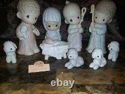 Precious Moments Come Let Us Adore Him 9inch nativity scene